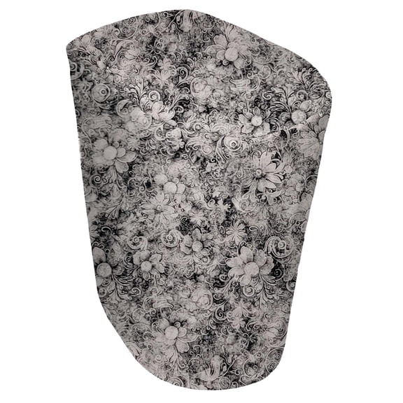 Floral Garden Cover Compatible with Ninja Creami Ice Maker by Penny's Needful Things (Regular) (Silvery Gray)