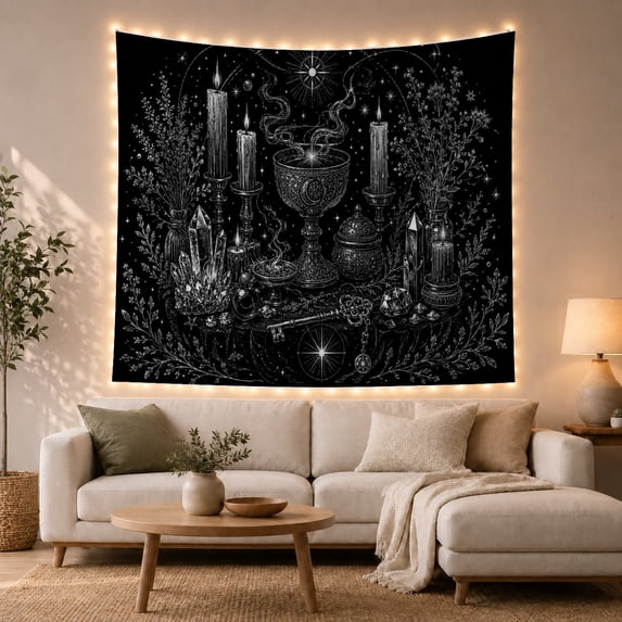 Floral Garden Highly with Magical Still Life Arranged, Nostalgic Vintage for Botanical Art Lovers, Botanical Wall Art, Mother'S Day Gift, Tapestry Wall Hanging for Bedroom and Dorm