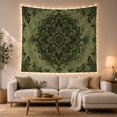 thumbnail image 1 of Floral Garden Mandala with Dominates Concentric Layers, Nostalgic Vintage for Botanical Art Lovers, Wall Decor, Valentine'S Day Gift, Tapestry Wall Hanging for Dorm and Living Room, 1 of 7