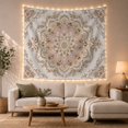 thumbnail image 1 of Floral Garden Mandala with Layered Blossom Shades Soft, Mystical Fantasy for Space Lovers, Galaxy Room Decor, Mother'S Day Gift, Tapestry Wall Hanging for Bedroom and Dorm, 1 of 3