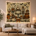 thumbnail image 1 of Floral Garden Still with Life Textured Parchment Like, Spooky Gothic for Gothic Decor Fans, Dark Art Decor, Halloween Gift, Tapestry Wall Hanging for Bedroom and Dorm, 1 of 7
