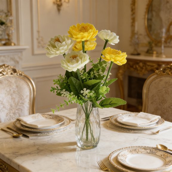 Floral Garland Vine 7-Head Snow Flower High Simulation Artificial Rattan for Home Wall Balcony Party Decor Fake Flower