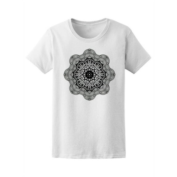 Floral Geometric Cute Mandala Tee Women's -Image by Shutterstock