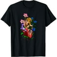 thumbnail image 1 of Floral Goth Anatomical Heart Show Love T-Shirt, 1 of 3