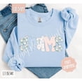 thumbnail image 1 of Floral Grams Sweatshirt, Cute Spring Grandma Sweater, Coquette Grams Flower Crewneck, Trendy Mother's Day, for Her All Size S-5Xl, 1 of 5