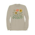 thumbnail image 1 of Floral Graphic Art Women's Sweatshirt, 1 of 3