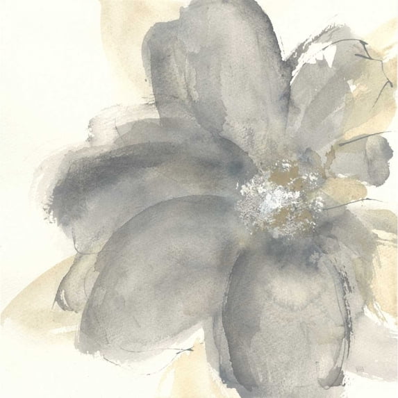 Floral Gray I Poster Print by Chris Paschke