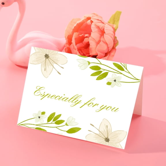 Floral Greeting Card Especially for You Design Perfect for Any Occasion, Blank Inside, Envelope Included, Ideal for Sending Warm Wishes and Messages
