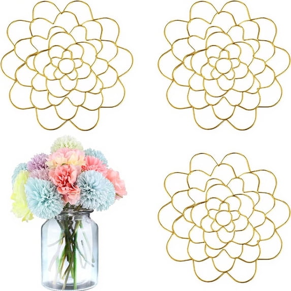Floral Grid Organizer, Plant Flowers Stem Grid Holder Insert, Easy Arranger Floral Organizer for Vase Stems Bouquets, Reusable Floral Grid for Vase