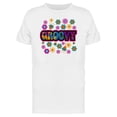 thumbnail image 1 of Floral Groovy T-Shirt Men -Image by Shutterstock, Male Medium, 1 of 4