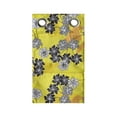 thumbnail image 1 of Floral Hanging Pocket Organizer, Greyscale Spring Field Flowering Blossoms of the Season Summer Design, Printed Polyester Storage Bag with Pockets, 9" x 16", Yellow Grey and Orange, 1 of 2