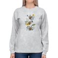 thumbnail image 1 of Floral Hanukkah B Sweatshirt Women -Grace Popp Designs, Female Medium, 1 of 4