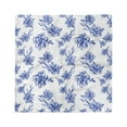 thumbnail image 1 of Floral Head Scarf, Blue Peonies Blossom Art, Head Wrap, 3 Sizes, by Ambesonne, 1 of 2
