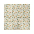 thumbnail image 1 of Floral Head Scarf, Curlicue Graceful Flowers, Head Wrap, 3 Sizes, by Ambesonne, 1 of 2