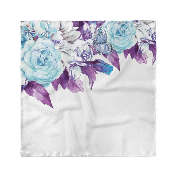 Floral Head Scarf, Vintage Flower Petals, Head Wrap, 3 Sizes, by Ambesonne