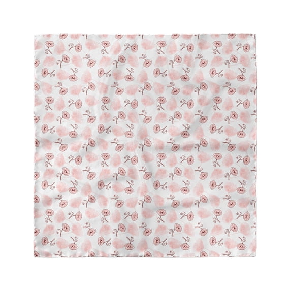 Floral Head Scarf, Vintage Tiny Poppy Flowers, Head Wrap, 3 Sizes, by Ambesonne