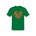 thumbnail image 1 of Floral Heart Design Women's T-shirt, 1 of 3