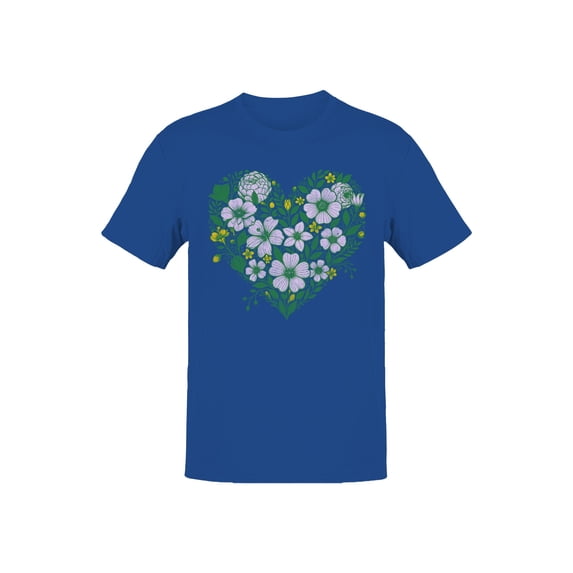Floral Heart Graphic Women's T-shirt