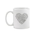 thumbnail image 1 of Floral Heart In Zentangle Style Mug - Image by Shutterstock, 1 of 4