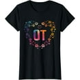 thumbnail image 1 of Floral Heart Occupational Therapist OTA Occupational Therapy T-Shirt, 1 of 3
