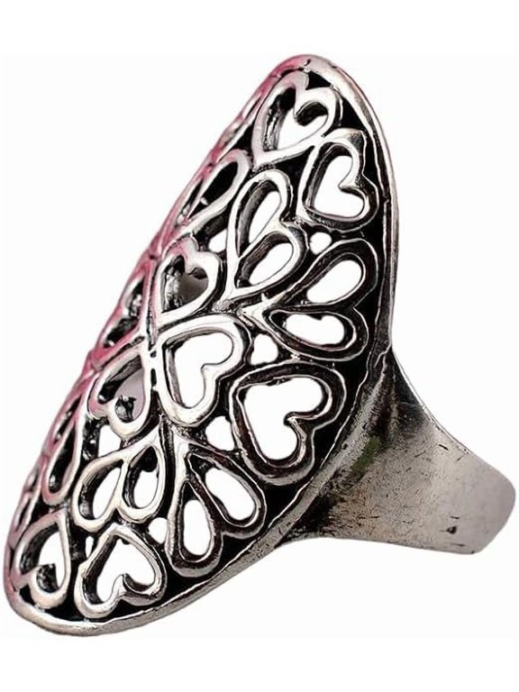 Floral Heart Ring, Womens Silver Ring, Women Designer Ring, 925 Sterling Silver, Heart Mandala Design Ring, Handmade Ring, Statement Jewelry, Christmas Gift, Wedding Ring, Gift Her, Engagement Ring