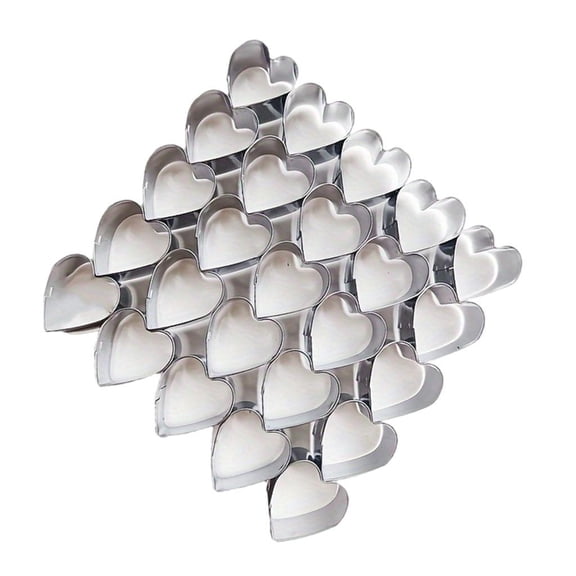 Floral Heart Star Baking Cutter Stainless Steel Rustproof Kitchen Tool For Pastry Making