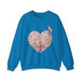 thumbnail image 1 of Floral Heart Sweatshirt, Floral Love Sweatshirt, Valentine's Day Sweatshirt, Heart Floral Sweatshirt, 1 of 55