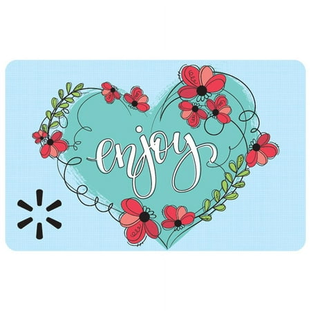 Floral Heart Walmart eGift Card