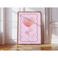 thumbnail image 1 of Floral Hearts Wall Art Print, Unframed Paper Poster 11x14in, 1 of 4
