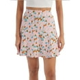 thumbnail image 1 of Floral High Waist Ruffled Mini Skirt, 1 of 5