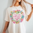 thumbnail image 1 of Floral Hippie Teacher Shirt, Boho teacher Shirt, Back to school Tee, Teacher shirt Gift, 1 of 2