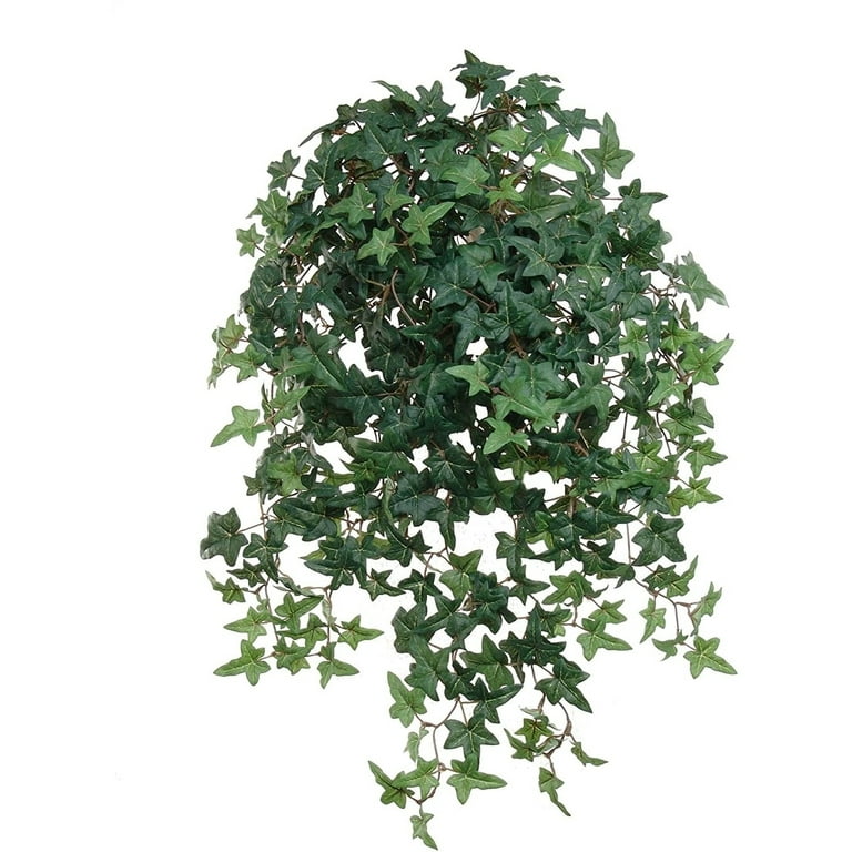 Floral Home Cascading English Ivy 27 Faux Plant, 450 Green Leaves