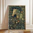 thumbnail image 1 of Floral Horse Botanical Illustration Wall Art Print, Unframed Paper Poster 16x20in, 1 of 4