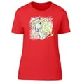 thumbnail image 1 of Floral Horse T-Shirt Women -Image by Shutterstock, Female Large, 1 of 2