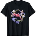 thumbnail image 1 of Floral Hummingbird Tee For Bird Lover For Spring & Summer T-Shirt, 1 of 5