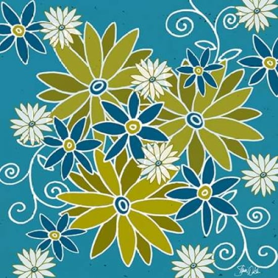 Floral I Canvas Art - Shanni Welsh (24 x 24)