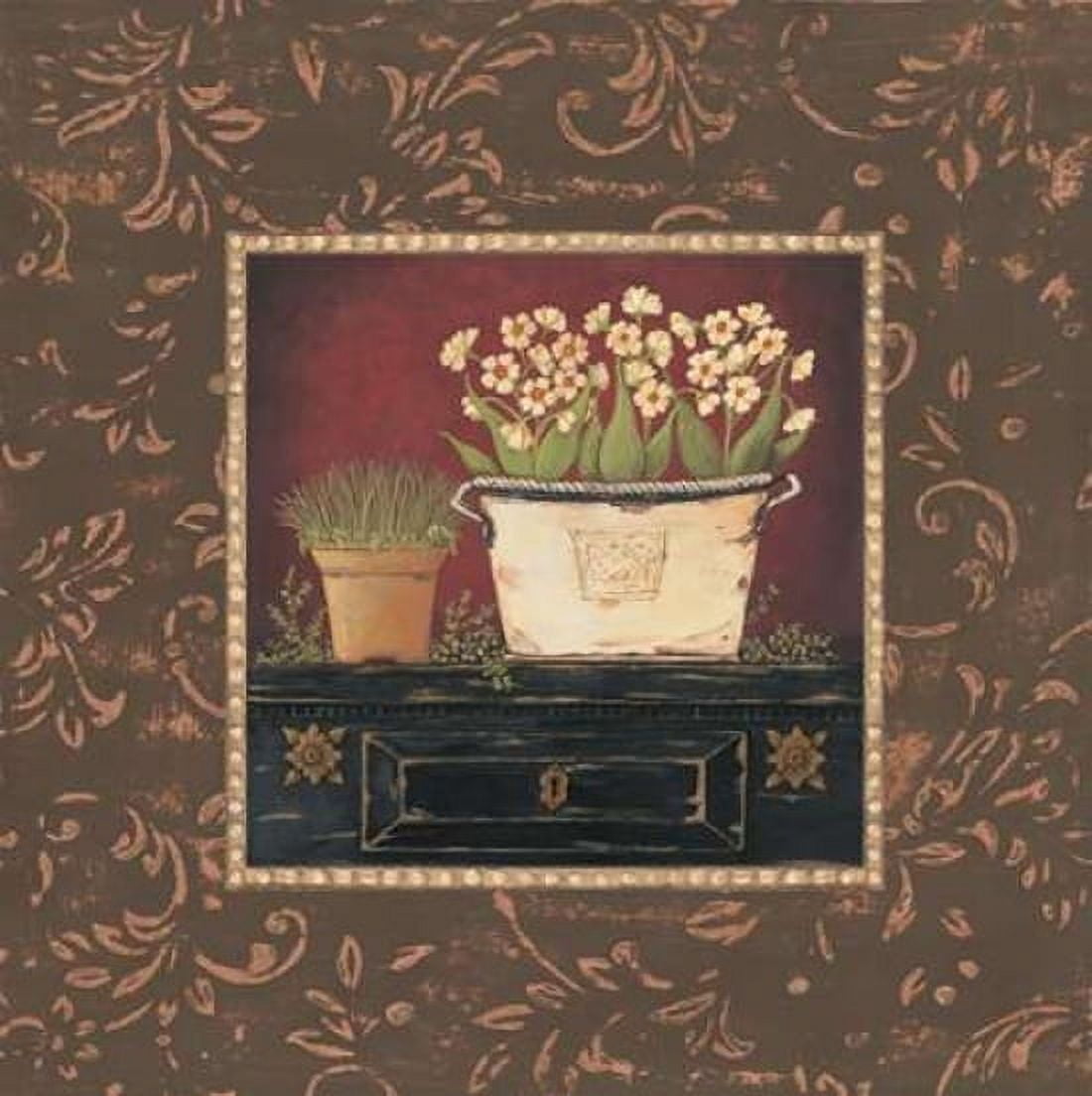 Floral III Canvas Art - Jo Moulton (24 x 24)