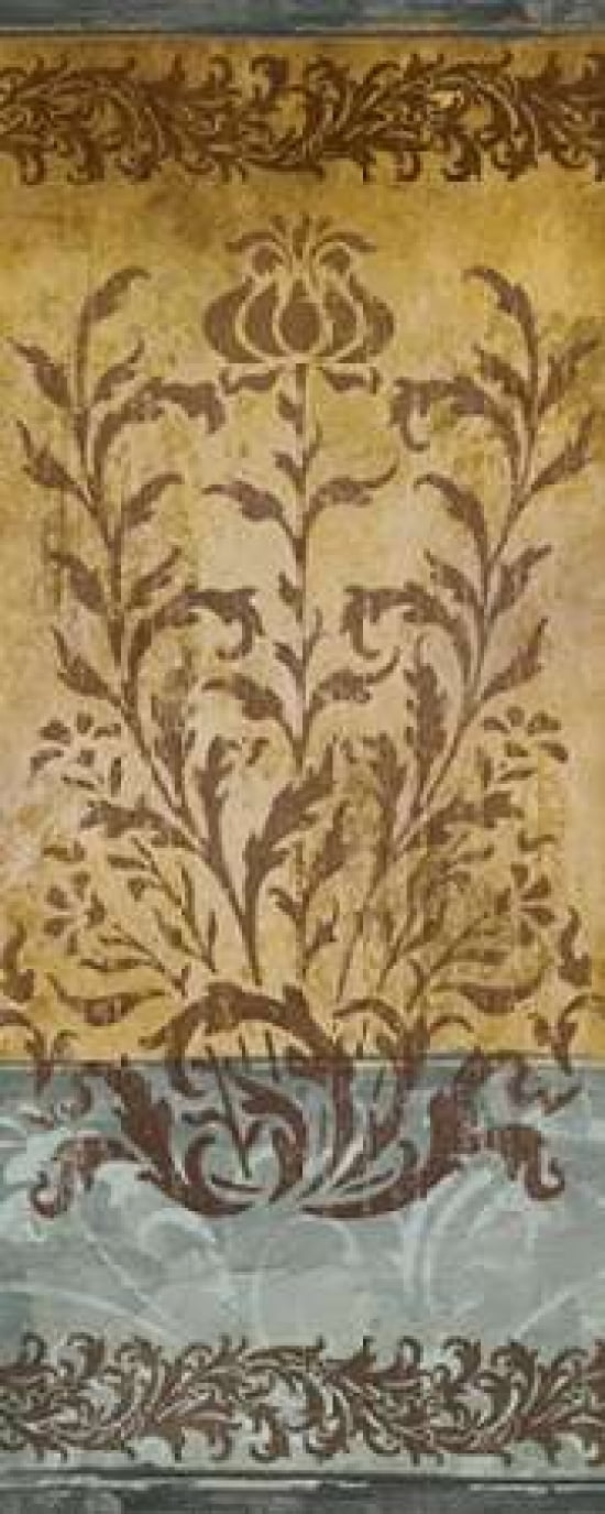 Floral Imprints I Canvas Art - Elizabeth Medley (10 x 20)