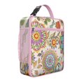 thumbnail image 1 of Floral Insulated Lunch Box Student Reusable Lunch Bag with Front Pocket Lunch Box Containers Work Travel, 1 of 6