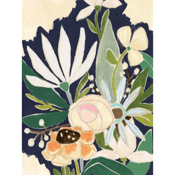 Art.com Floral Interim II Art Print by June Vess, 18" x 24"