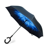 Floral Inverted Double Layer Umbrella
