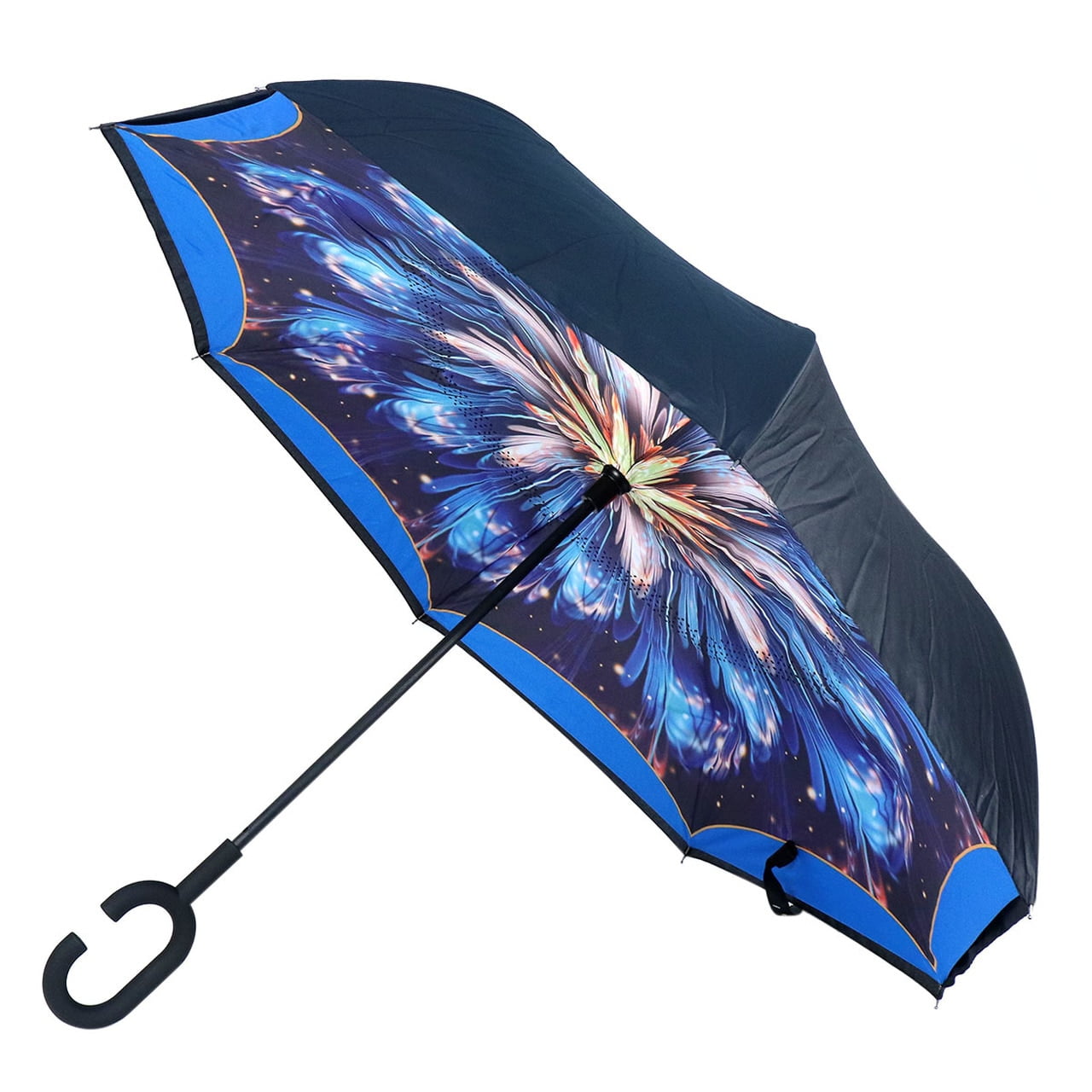 Floral Inverted Double Layer Umbrella