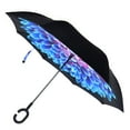 thumbnail image 1 of Floral Inverted Double Layer Umbrella, 1 of 4