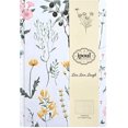 thumbnail image 1 of Floral Journal, Hardcover Notebook, A5, 6x8, Ruled, Lay-flat, Linen, Writing Journal, White, 1 of 6