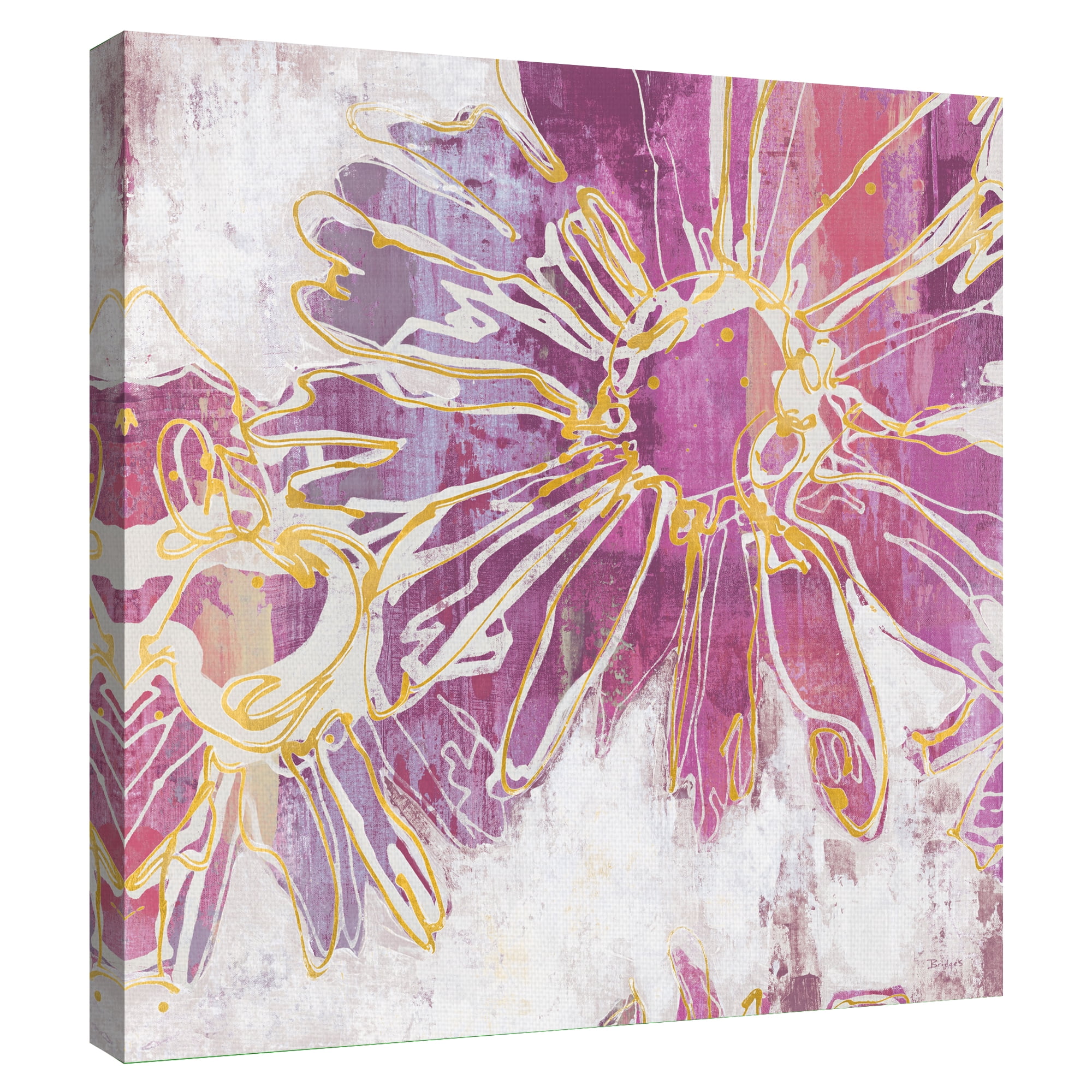 Floral Kick I by Bridges Canvas Art Print