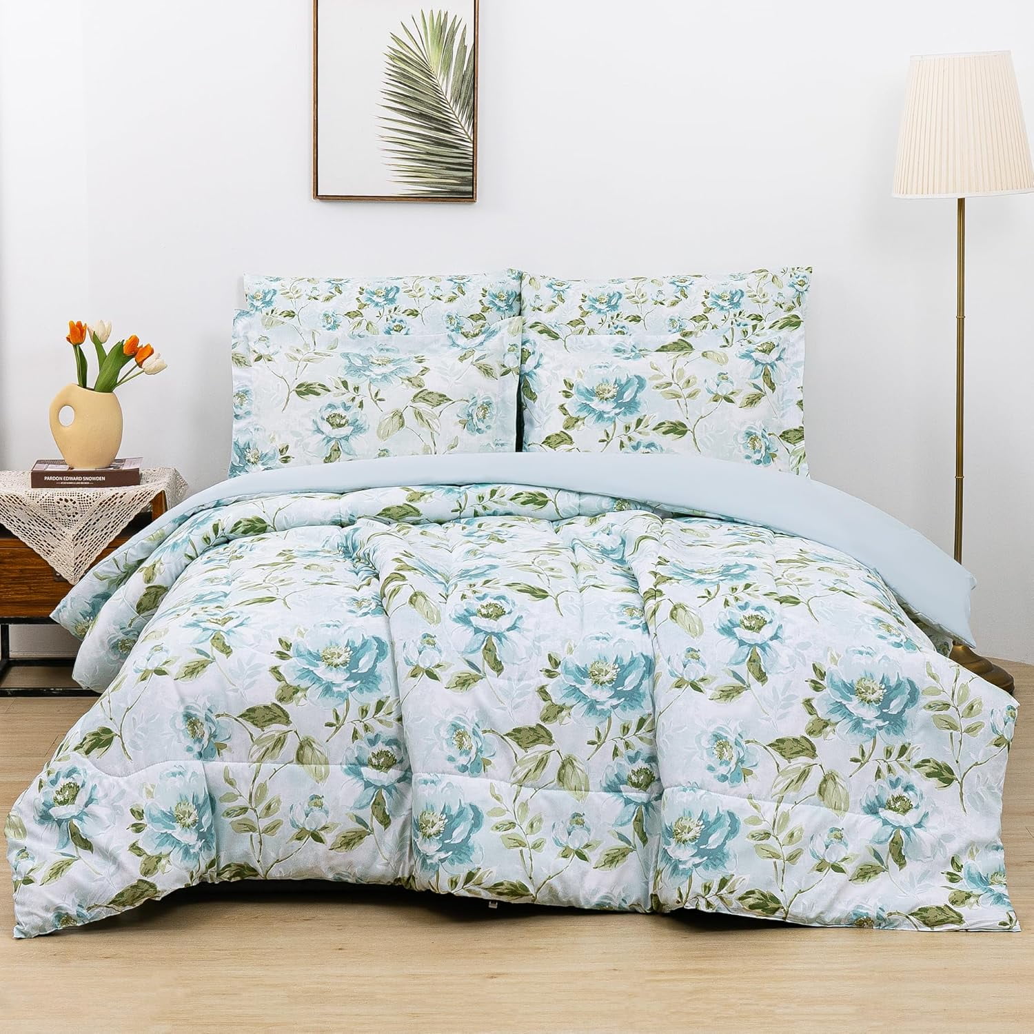 King Size Floral Comforter Set