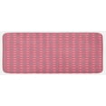 thumbnail image 1 of Floral Kitchen Mat, Big and Small Abstract Flower Motifs Dots Circular Repeating Nature Pattern, Plush Decorative Kitchen Mat with Non Slip Backing, 47" X 19", Pink Teal White, by Ambesonne, 1 of 1