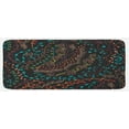 thumbnail image 1 of Floral Kitchen Mat, Colorful Herbs and Flowering Stems on Dark Backdrop Nature Coming Alive in Spring, Plush Decorative Kitchen Mat with Non Slip Backing, 47" X 19", Multicolor, by Ambesonne, 1 of 1