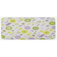 thumbnail image 1 of Floral Kitchen Mat, Funky Flowers Pattern Nature Essence Beauty Blossoms Spring Image, Plush Decorative Kitchen Mat with Non Slip Backing, 47" X 19", Olive Green Apple, by Ambesonne, 1 of 1
