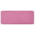 thumbnail image 1 of Floral Kitchen Mat, Ornamental Abstract Detailed Flower Leaves Design on Pink Backdrop Nature Art, Plush Decorative Kitchen Mat with Non Slip Backing, 47" X 19", Pink Grey, by Ambesonne, 1 of 1